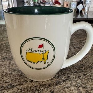 Masters Cream and Green Golf Mug